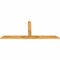 Ekena Millwork Portland Rough Sawn Timber Gable Bracket, Western Red Cedar, 72"W x 30"H x 2"D x 4"F, 10/12 Pitch GBW072X30X0204POR00RWR - alternate 5